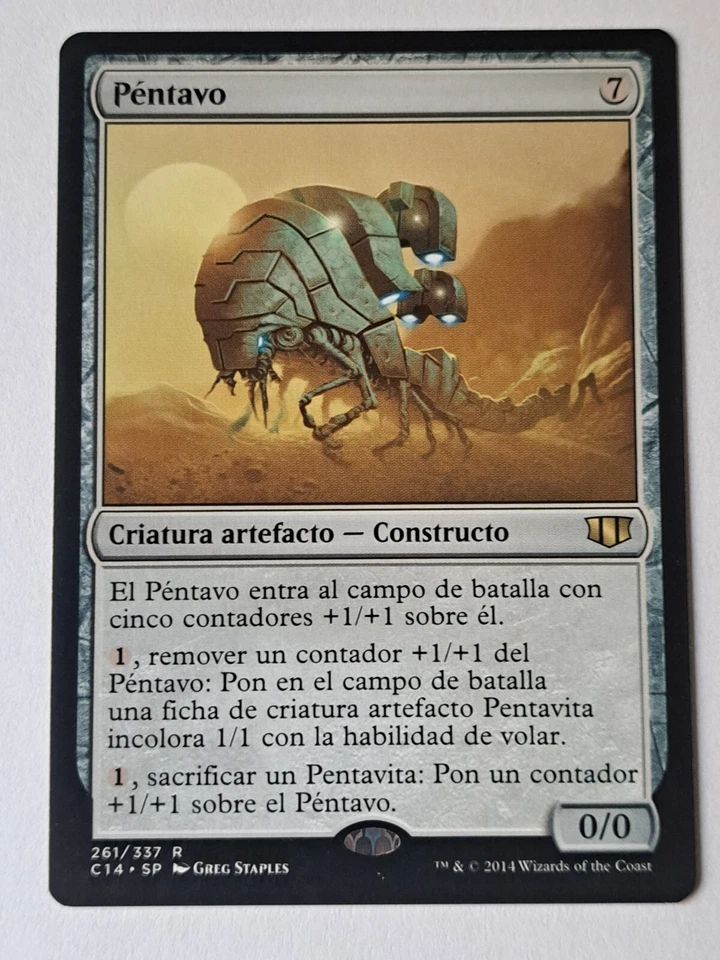 Péntavo (Pentavus) - MTG Spanish Commander 2014 C14 Rare Excellent (EX) - Imagen 1 de 1