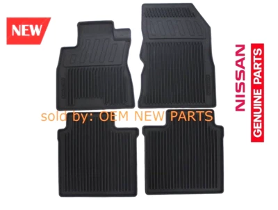 Genuine Nissan Parts - All Weather Rubber Mats Set 2014-2019 VERSA NOTE - Image 1 of 4