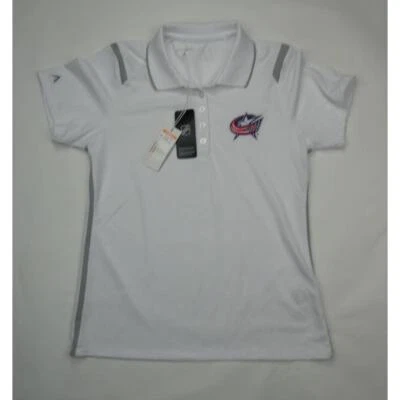 NUEVO Polo Columbus Azul Antigua Mujer Merit Piqué - Blanco, MEDIANO Foto 1 de 2