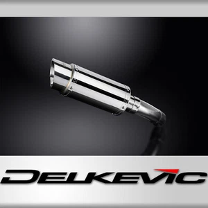 Kawasaki Z900RS 2018-24 Delkevic Slip On 8" Round Stainless Exhaust Muffler Kit - Picture 1 of 5