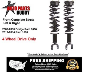 2 New Front Complete Struts Lifetime Warranty Free Shipping Dodge/Ram 1500 4X4 - Bild 1 von 4
