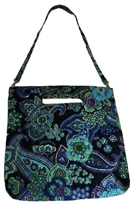 Vera Bradley Bolso de Mano Bolso sin asas Azul Rapsodia Retirado 2009 Correa para el Hombro Foto 1 de 4
