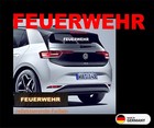 Feuerwehr "N" Langlogo reflektierend oder neongelb tagesleuchtend,  Aufkleber