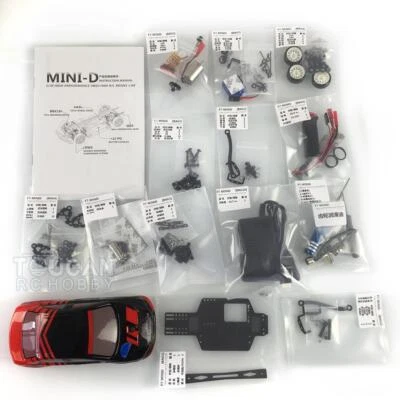 1/28 Lancer EVO Body Shell 4*4 AWD Chassis MINID Drift Racing RC Car Model KIT - Image 1 of 4