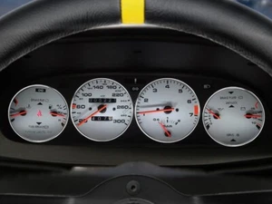 For PORSCHE 944 968 Polished Aluminum Dashboard Trim dash Rings for Cluster 4pcs - Picture 1 of 15