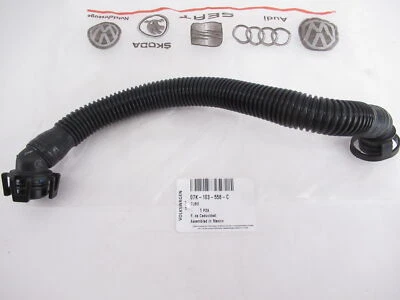 Manguera de tubo de ventilación original OEM Volkswagen 07K-103-558-C 2008-2010 Beetle Foto 1 de 4
