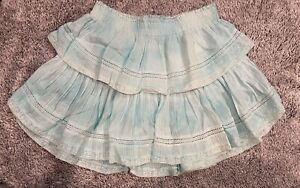 Love Shack fancy Skirt blue Size Medium EUC