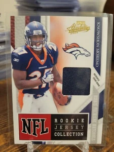2009 Playoff Absolute Memorabilia Rookie Jersey Collection #9 Knowshon Moreno   - Picture 1 of 2