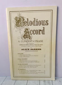 Melodious Accord Concierto de Alabanza Partituras Piano, órgano, latón, arpa, coral - Imagen 1 de 5
