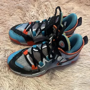 Nike Air Jordan Why Not Zer0,5-arancio verde acqua-USA ottime condizioni taglia 6,5 - Foto 1 di 8
