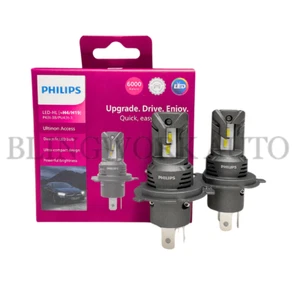 Philips H4 / H19 Ultinon Access U2500 6000K LED Headlight bulbs for honda jazz - Picture 1 of 9