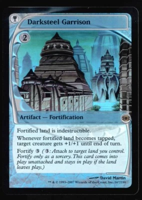 Foil Darksteel Garrison - Future Sight - MTG Magic the Gathering - Foil Peeling - Image 1 of 4
