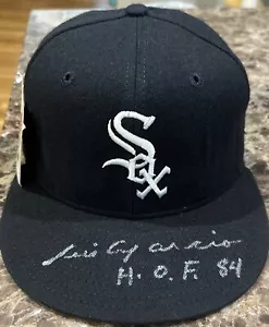 NWT Luis Aparicio Chicago White Sox Signed New Era Wool Fitted Baseball Hat Cap - Picture 1 of 12