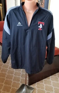 Akadema Pullover Wind Shirt Zip Off Sleeves Men's L Black and Gray - Picture 1 of 8