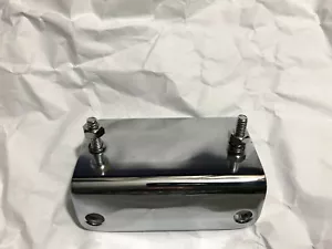 regulator/rectifier mounting bracket chrome big twin 1936-99 w/solid mount - Picture 1 of 3