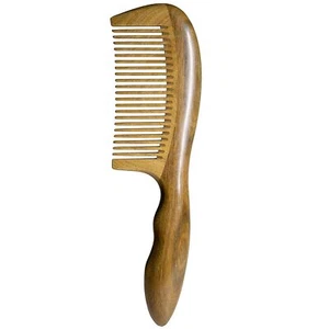 Hair Comb Wooden Comb Anti-static Wood Comb Green Sandalwood Comb Medium Toot... - Picture 1 of 6