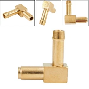 Montaje de entrada de combustible de latón Drag Specialties 1/4" para 84-06 Keihin CV Carb Harley - Imagen 1 de 6