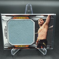 TOPPS UFC KNOCKOUT 2020 STIPE MIOCIC JUMBO FIGHT MAT RELIC HORIZONTAL CARD NM