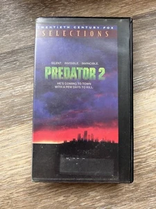 Predator 2 VHS Hard Case Movie Store Rental Copy Display - Picture 1 of 5