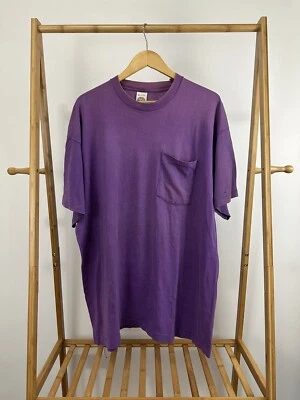 Camiseta De Colección Años 90 Gradiente Desteñido por el Sol Bolsillo Frontal WIP Trabajo De Gran Tamaño Talla XL Foto 1 de 4