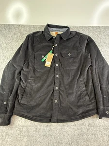 Taylor Vintage schwarze Sherpa-gefütterte Jacke mit durchgehendem Knopf Größe L mit Taschen - Bild 1 von 10