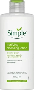 Simple Kind to Skin Cleansing Lotion Removes Makeup and Impurities 200 ml UK - Picture 1 of 5