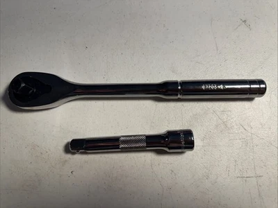 GearWrench 1/2" accionamiento 72 dientes trinquete lágrima con extensión de 4” Foto 1 de 4