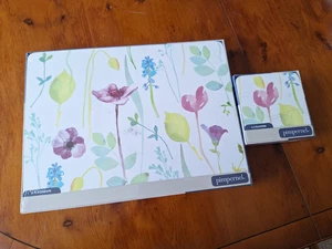 6 PIMPERNEL 'WATERGARDEN' PLACEMATS AND 6 COASTERS - NEW - Picture 1 of 4