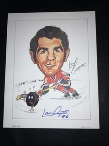 1970 SPORTICATURES AUTOGRAPH LOU ANGOTTI CHICAGO BLACKHAWKS #2640 - Picture 1 of 6