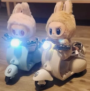 (No Toy) For POP MART LABUBU The Monsters Motorcycle Ride with Lights And Sounds - Picture 1 of 25