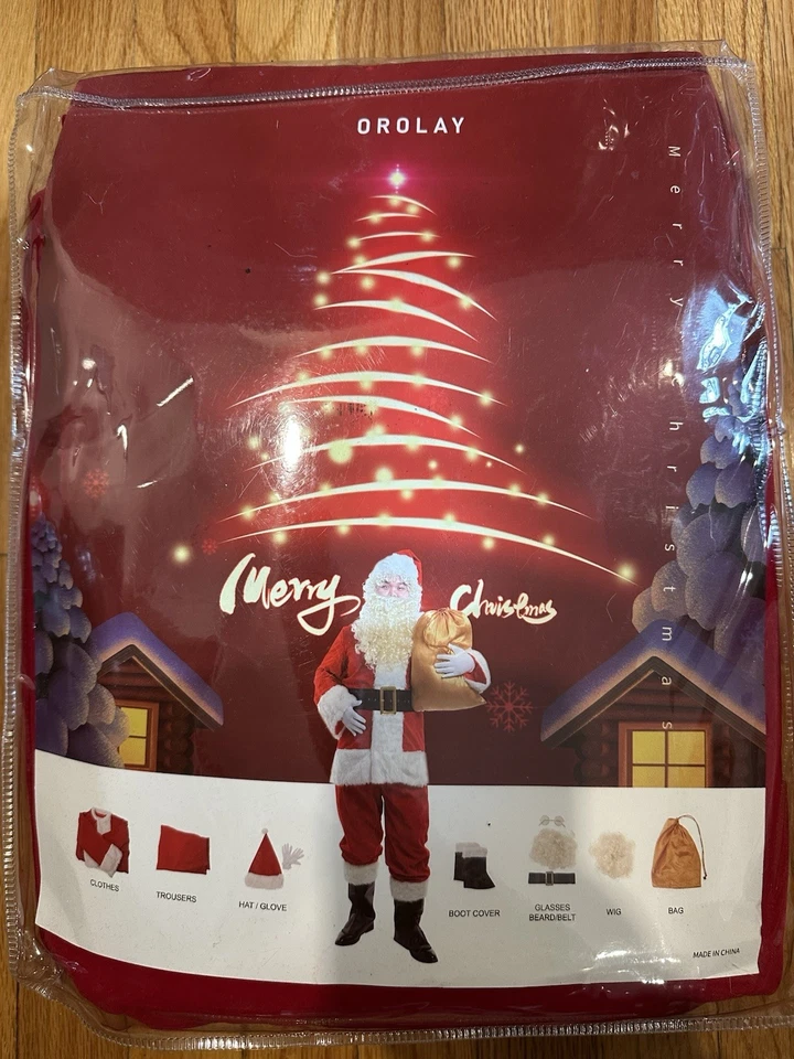 Santa Claus 7 Piece Suit Mens XL - Novelties Christmas Brand New - Image 1 of 1