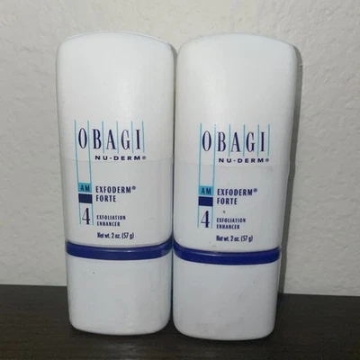 Lot of 2 Obagi Nu-Derm Exfoderm Forte 2 oz 57 g. Skin Treatment BRAND NEW SEALED - Image 1 of 3
