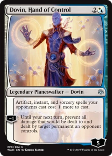MTG - Dovin, Hand of Control - War of the Spark - NM, English Magic FLAT RATE SH - Image 1 of 1