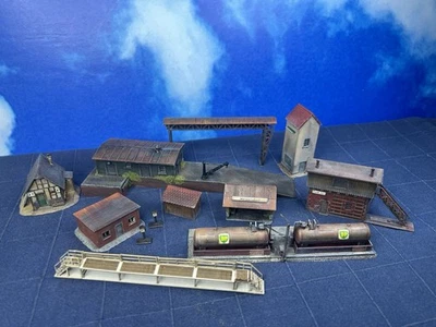 Kibri Arnold Vollmer Spur N Bahngebäude Betriebswerk BW  Patiniert Gealtert - Bild 1 von 4