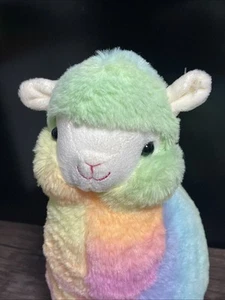 Llama Alpaca Rainbow Sherbet Plush 12" Peek a Boo Soft Hanging Stuffed Animal - Picture 1 of 7