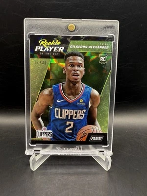 Shai Gilgeous Alexander 2018-19 Panini Player of the Day Explosion 27/30 Rookie - Image 1 of 2