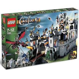 Lego King's Castle Siege 7094 Castle Fantasy Era 100% Complete Dragon Knight Set