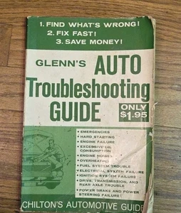 Glenn’s AUTO Troubleshooting GUIDE CHILTON’s Vintage US Origin 1967 - Picture 1 of 4
