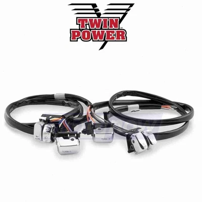 Twin Power Handlebar Switch Kit for 1996-2005 Harley Davidson FXD Dyna Super gn Foto 1 de 4