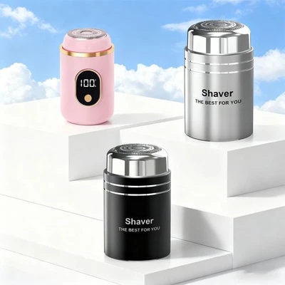 Mini-shave For Men Electric Shaver Pocket Waterproof Rechargeable Razor Portable - image 1 of 4