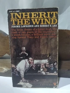 Jerome Lawrence Robert E. Lee Inherit the Wind Vintage paperback (1960) Bantam - Foto 1 di 6