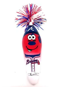 Atlanta Braves Pen Kooky Klicker Belt Clip MLB Baseball Ball Point Pen Key Chain - Picture 1 of 2