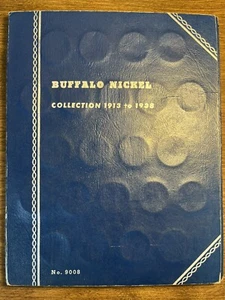 Buffalo Nickel Complete Set Collection Nickels Lot 1913-1938 in Whitman Album 64 - Picture 1 of 5
