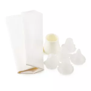 TUPPERWARE Backen Tortenzauber XXL 1L weiß 5 Tüllen Dressierset - Bild 1 von 1