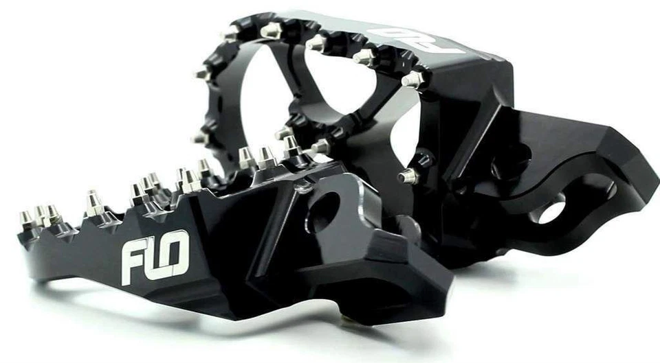 Footpegs Flo FPEG-793BLK BLACK Pro Series serve para Yamaha YZ125 YZ250 YZ250F YZ450F - Imagem 1 de 1