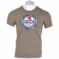 ABERCROMBIE AND FITCH Mens Logo Printed Short Sleeve Muscle Fit T-Shirt