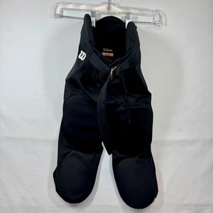 Pantalones de fútbol Wilson almohadillas integradas negro equipo de protección talla juvenil mediano - Imagen 1 de 8