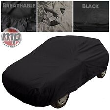 Black Breathable Full Car Cover for a Toyota Aygo - Indoors & Outdoors
