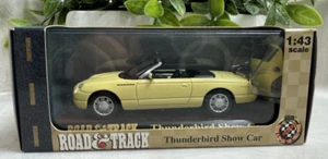 New in Sealed Box Road & Track 2004 Yellow Thunderbird Show Car 1:43 Scale - Picture 1 of 8
