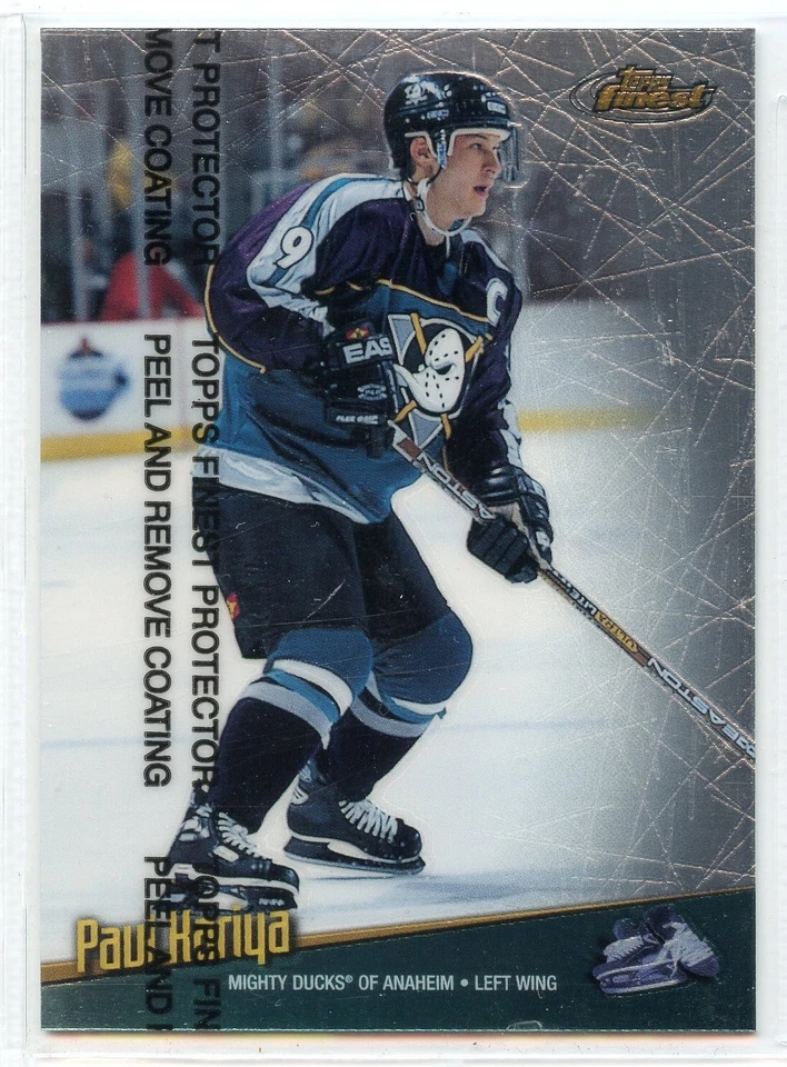 1998-99 Topps Finest Hockey - #100 - Paul Kariya - Anaheim Mighty Ducks - Image 1 of 1